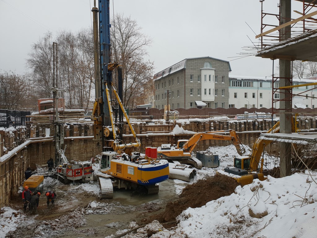 Устройство буронабивных свай, Красная Поляна